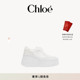 松糕鞋 NAMA牛皮坡跟运动厚底增高小白鞋 礼物 Chloe蔻依
