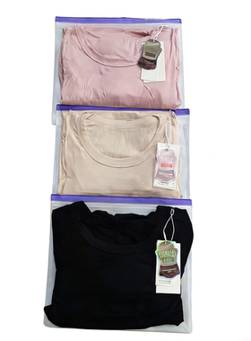 36955#女士腈纶薄款保暖套装