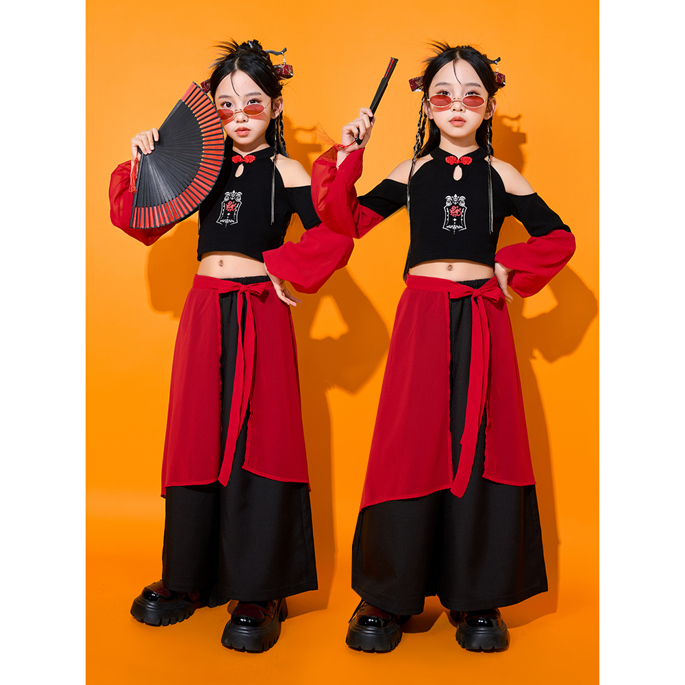 儿童中国风服装元旦演出合