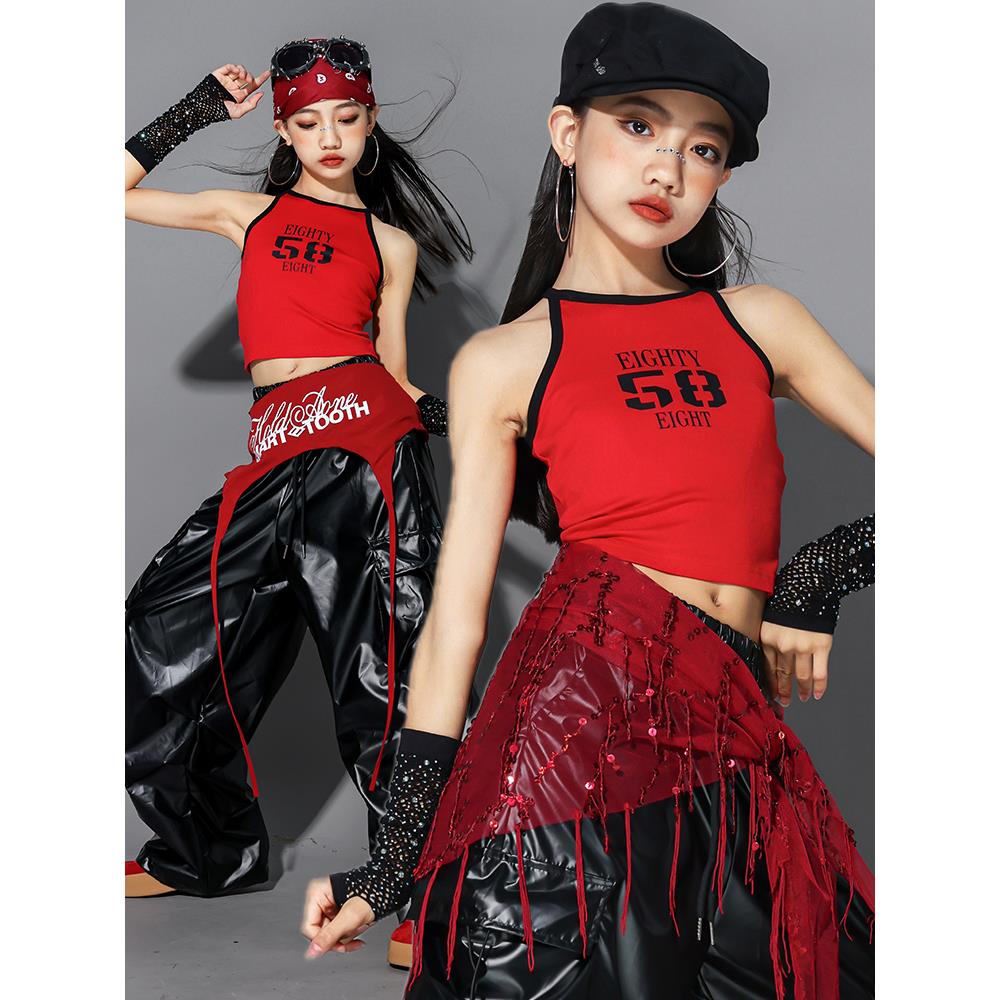 女童jaz爵士舞演出服少儿