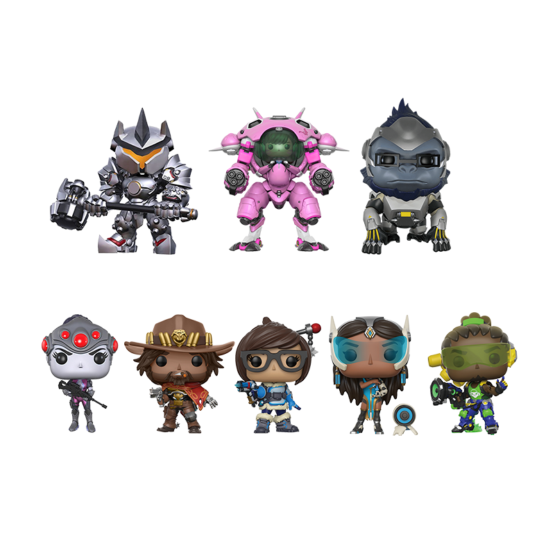 守望先锋 Funko 多角色 迷你手办 周边