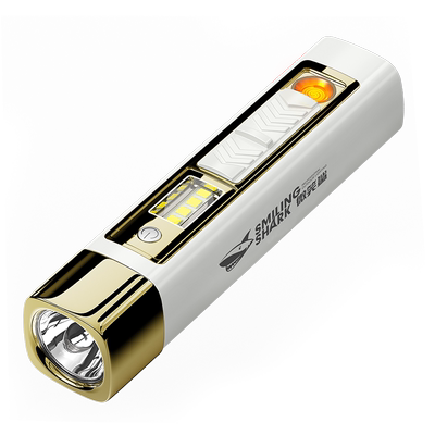 13.6cm超亮手电筒带点烟充电便携