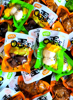 绝鼎卤Q蛋蛋250g五香味铁蛋盐焗卤蛋鹌鹑蛋泡椒味q蛋蛋零食小包装