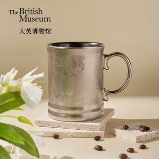 大英博物馆安德森猫系列猫影流光复古马克杯水杯生日礼物送闺蜜