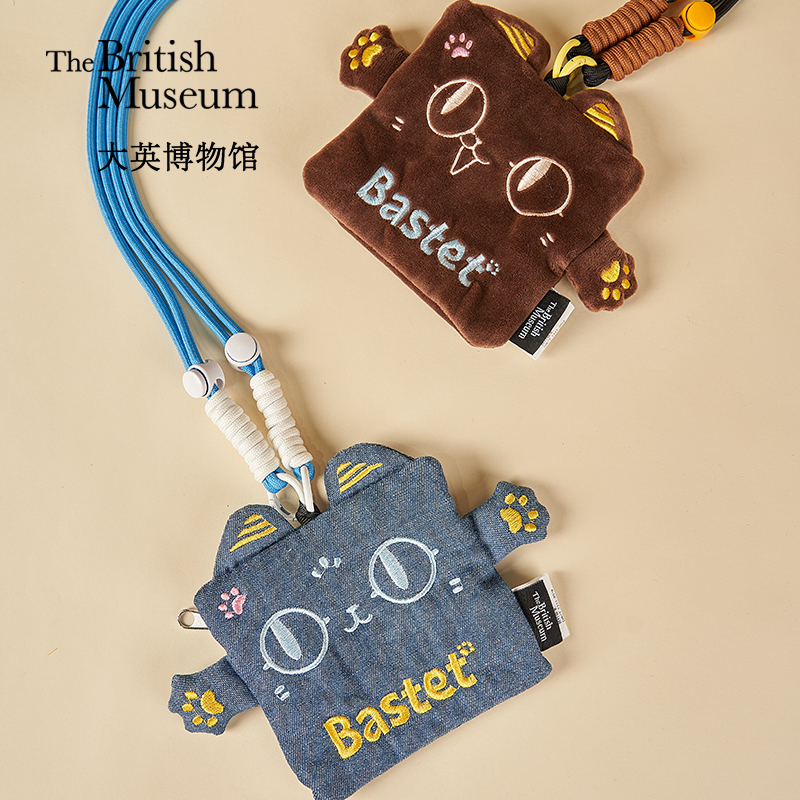 大英博物馆安德森猫和她的朋友们系列零钱包卡包便携斜挎包