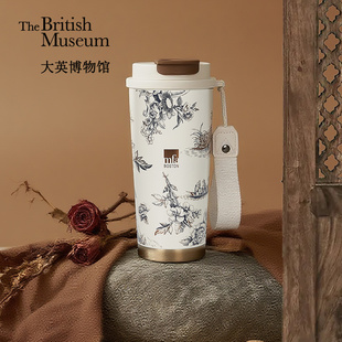 大英博物馆东方梦境系列花园秘境便携500ml大容量保温杯咖啡杯