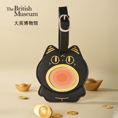 大英博物馆巴斯特系列萌猫卡包行李牌挂件防丢挂牌生日礼物