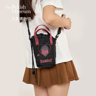 大英博物馆安德森猫和她的朋友们休闲水壶包保温杯套手提斜挎包