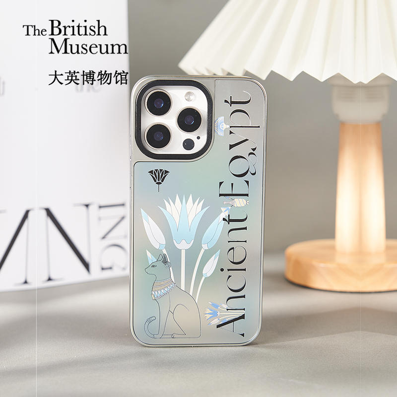 大英博物馆炫彩电镀双层手机壳