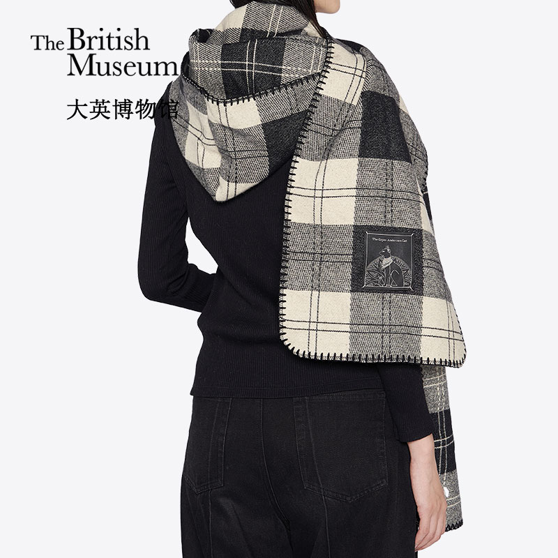 大英博物馆安德森猫系列休闲围巾