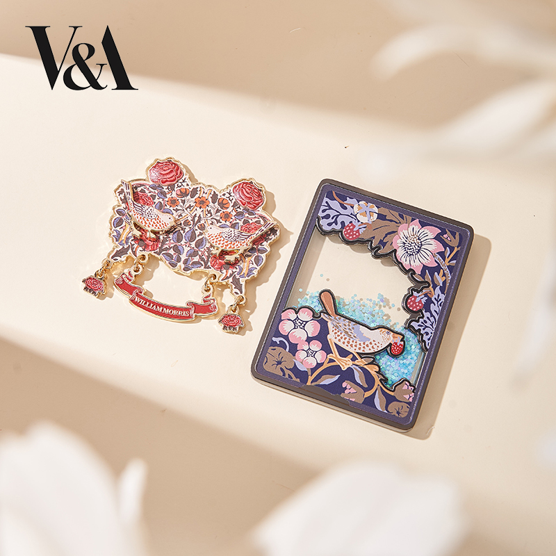 威廉莫里斯草莓小偷流沙冰箱贴