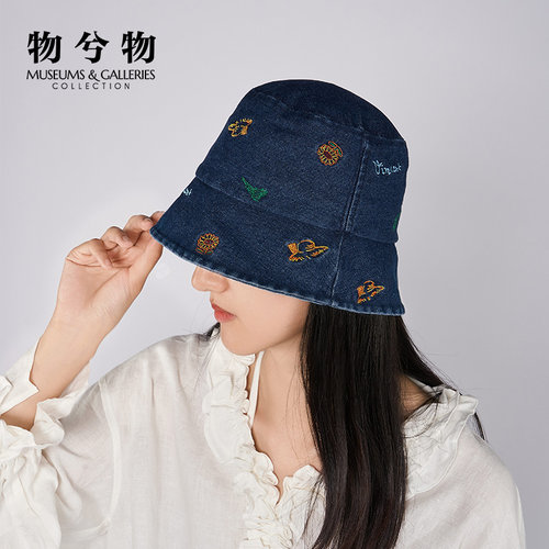 致敬大师系列刺绣牛仔渔夫帽