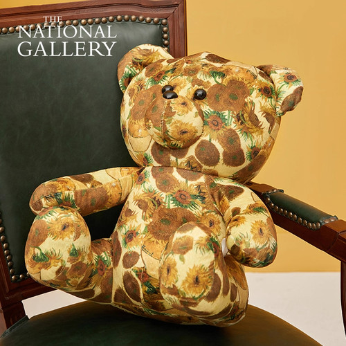 英国国家美术馆梵高向日葵玩偶