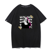 纯棉圆领宽松t恤短袖 老修女创意趣味恶搞搞笑半截袖 夏季 打底