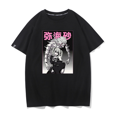 Death Note死亡笔记弥海砂流克雷姆漫画周边街头短袖百搭T恤