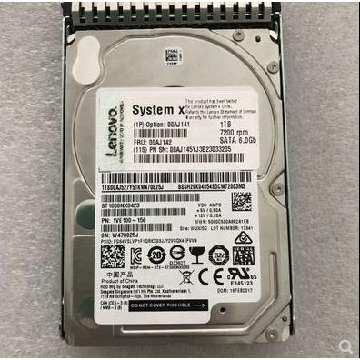 IBM 00AJ141 00AJ142 00AJ145 1T7.2K 2.5SATA X3850 M5 硬盘
