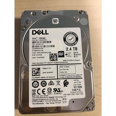 Dell/戴尔 2.4T SAS 10k 2.5 512e ST2400MM0159 0RWR8F 硬盘