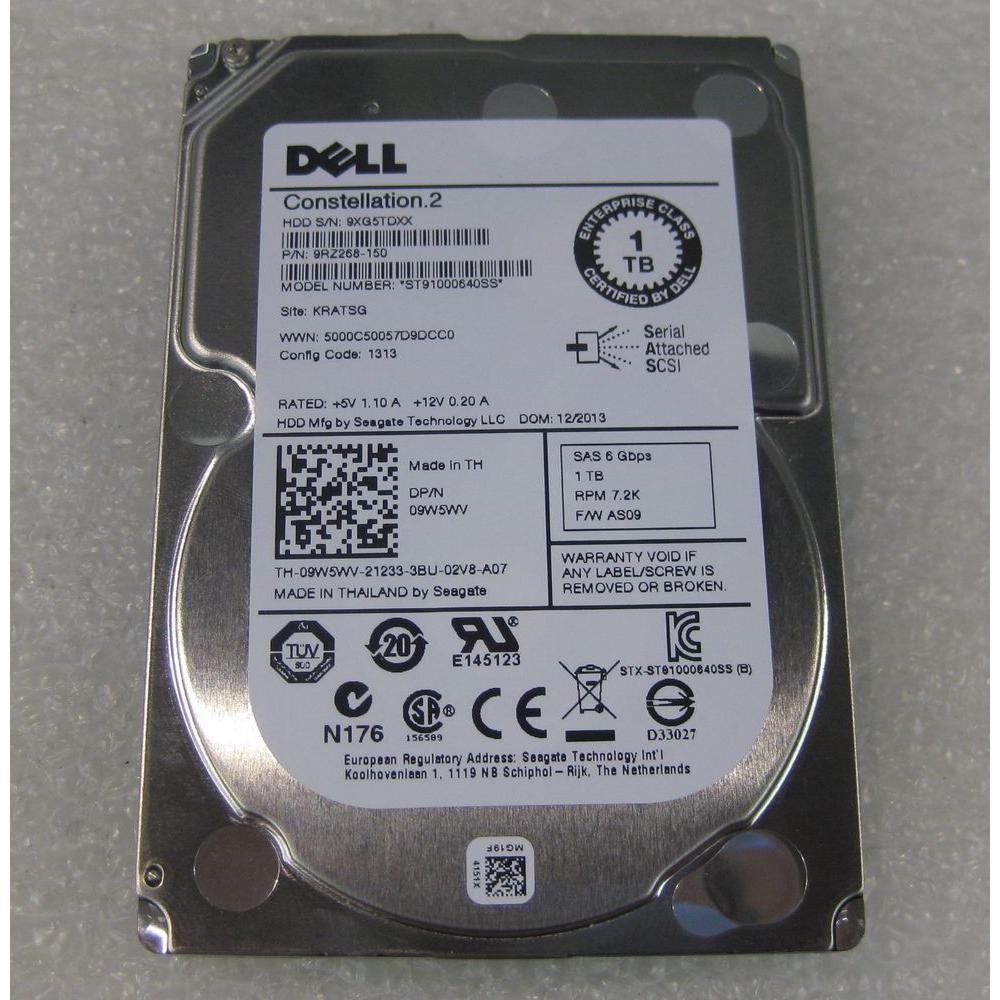 DELL R610 R620 R630 730 R720 1T 7.2K 2.5 SAS硬盘ST91000640SS-封面