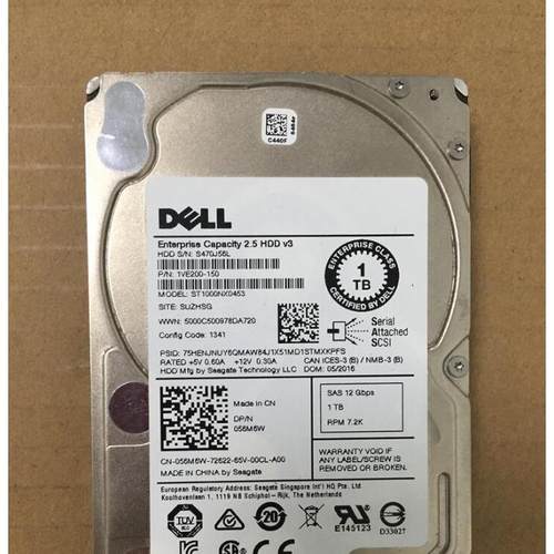 DELL ST1000NX0453 1T 7.2K 3.5 SAS 12gb 056M6W服务器硬盘
