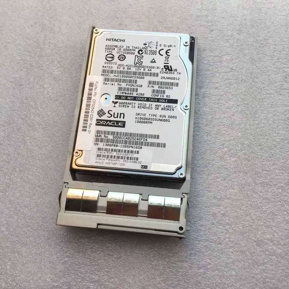 拆机现货SUN Oracle 542-0287 600G 10K SAS 2.5 SAS硬盘