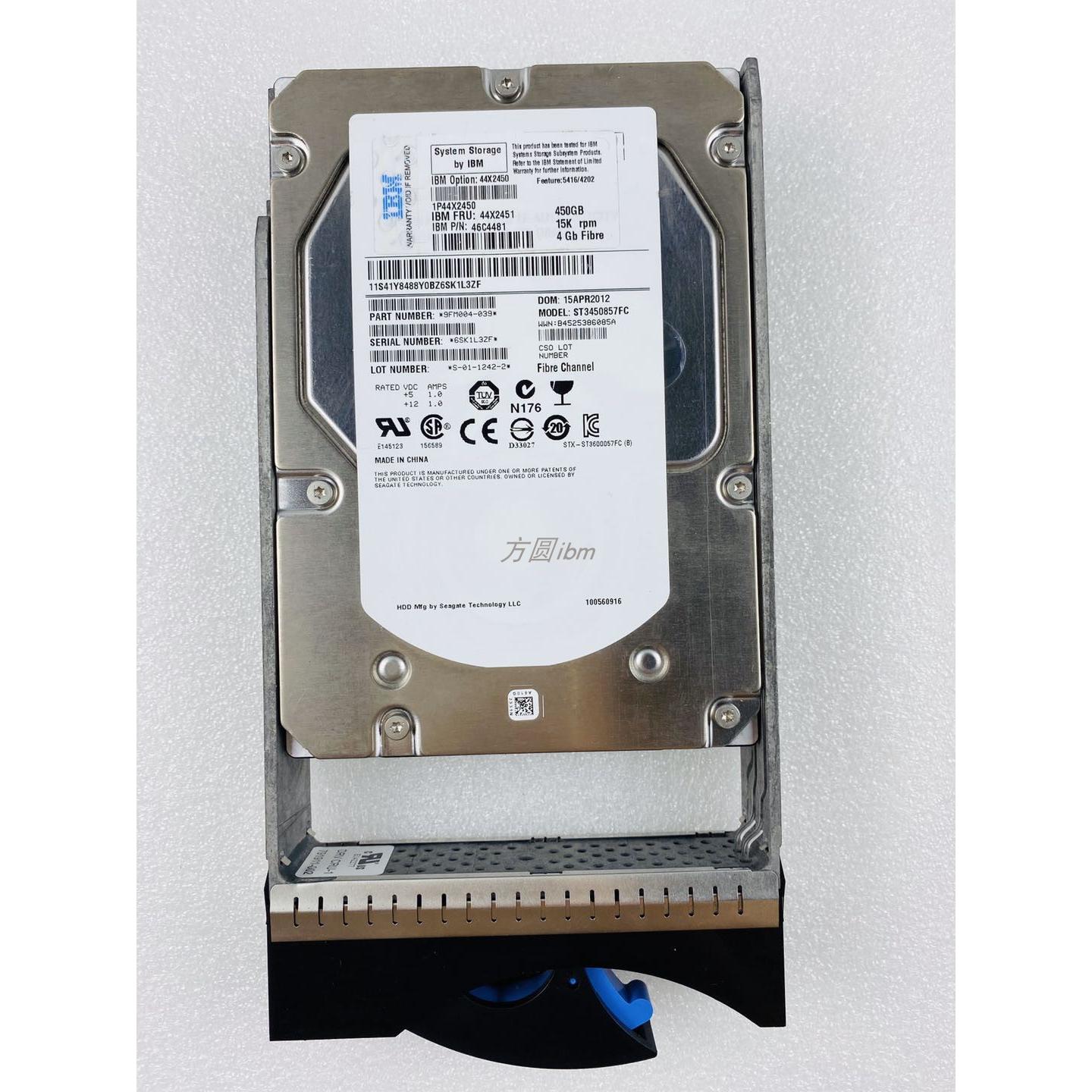 IBM5416 450G 15K DS4700存储 44X2451 44X2450 46C4482 42D0417
