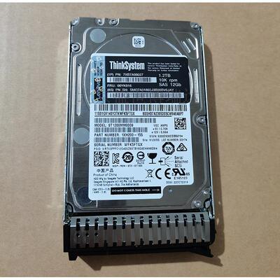 Lenovo/联想7XB7A00027 00YK016 1.2TB 10K SAS 12G 2.5SR650硬盘