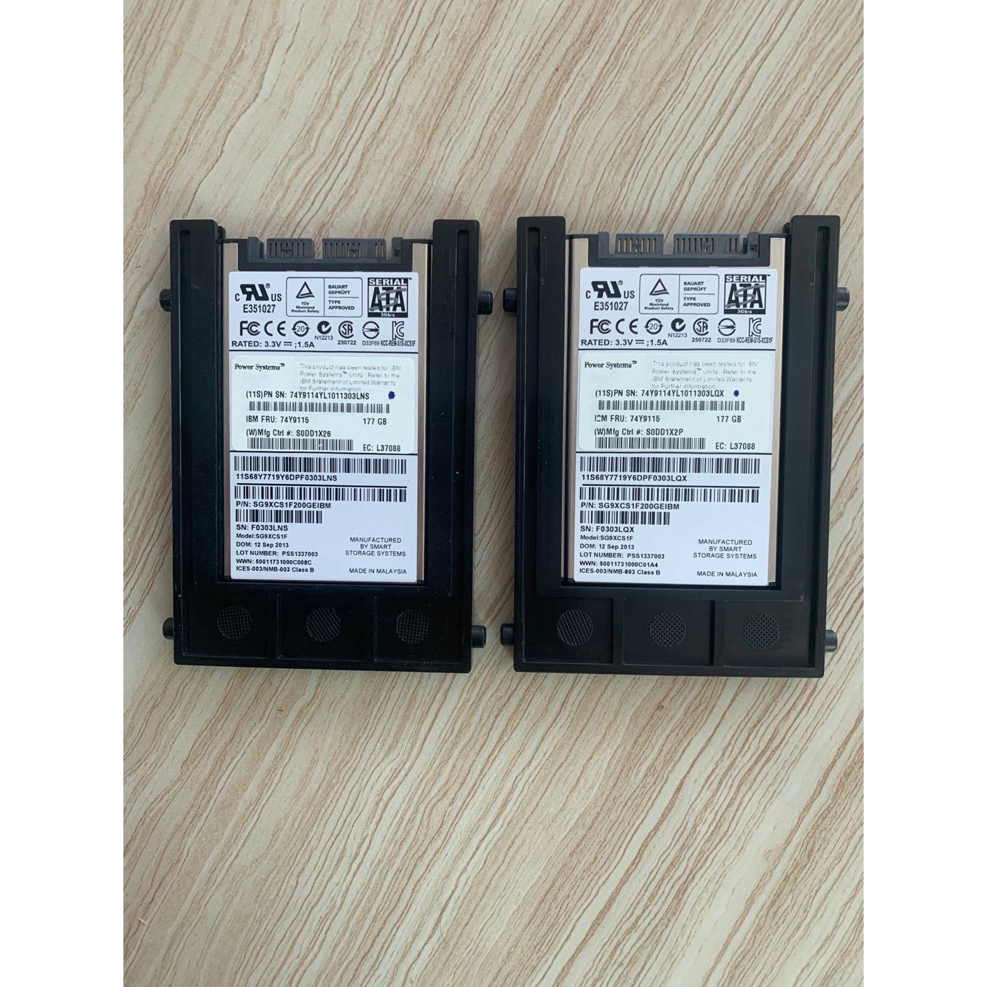 74Y9115 IBM SSD 200G 硬盘 74Y9115 74Y9114 177GB 1.8寸 SATA