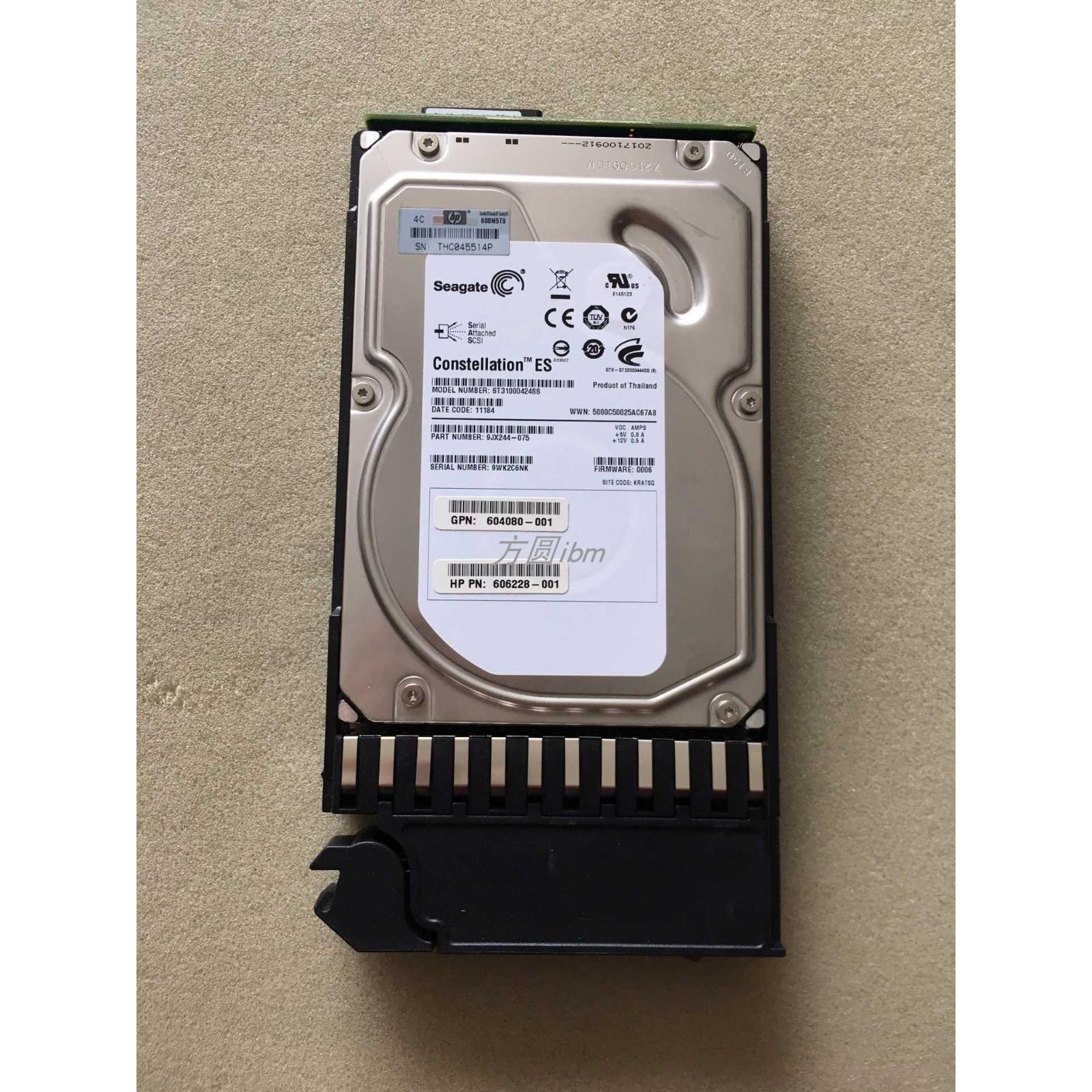 HP MSA2000 AP861A 605474-001 1T 7.2K SAS 3.5 FC硬盘P2000