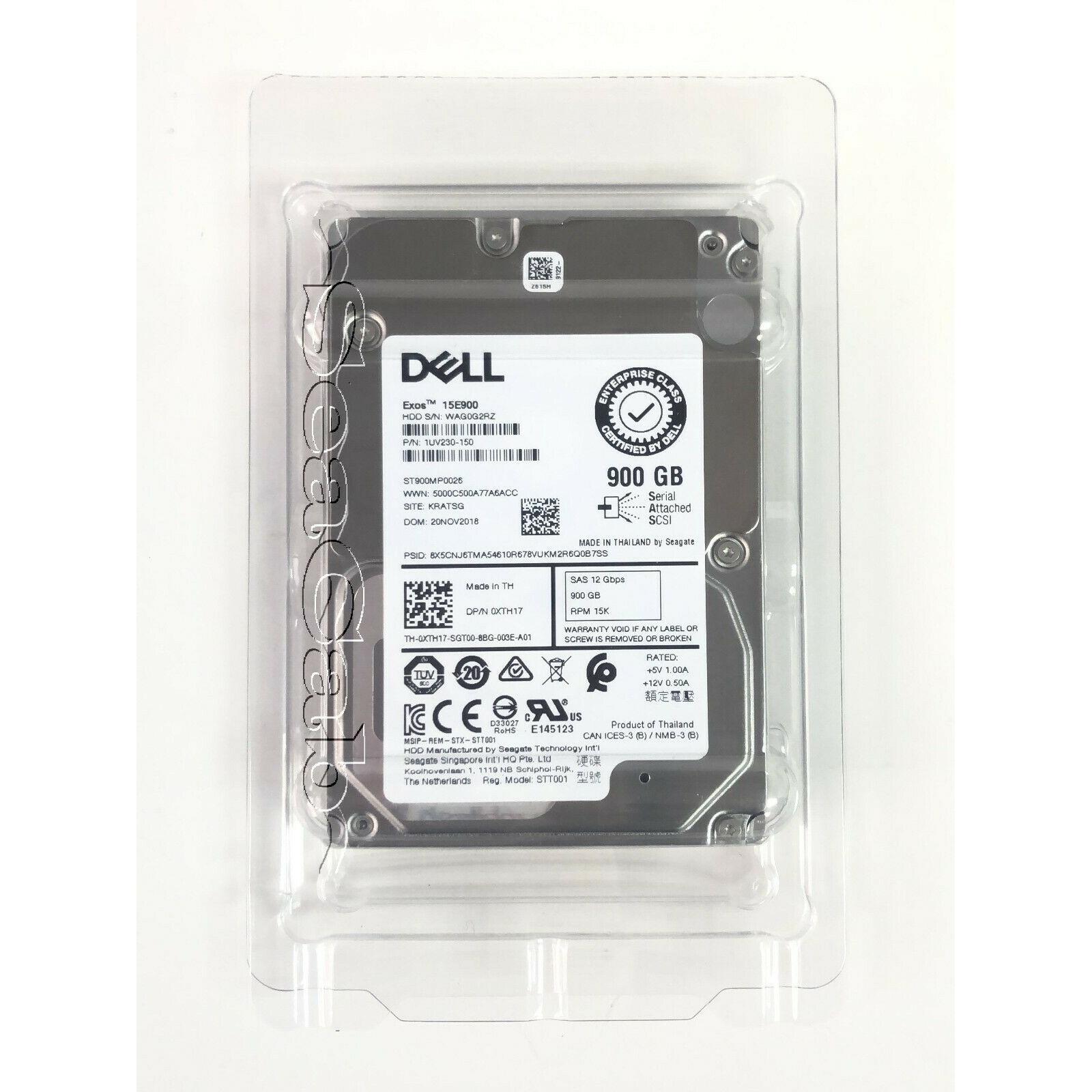 Dell/戴尔 900G 2.5 15K SAS 12Gb ST900MP0026 0XTH17 XTH17硬盘