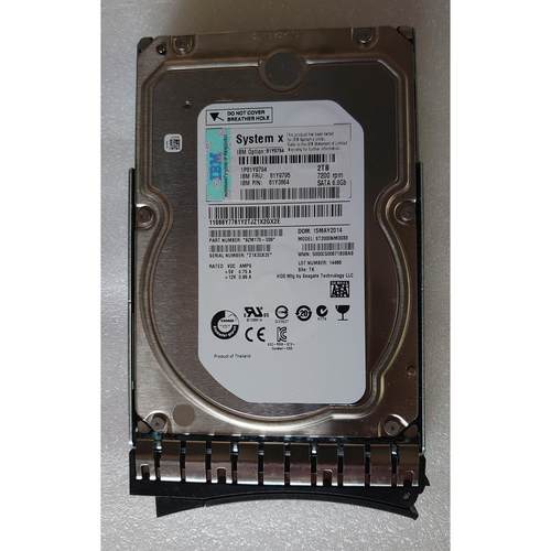 IBM 81Y9794 81Y9795 2T 7.2K SATA 6G 3.5 x3550M4 x3650M4