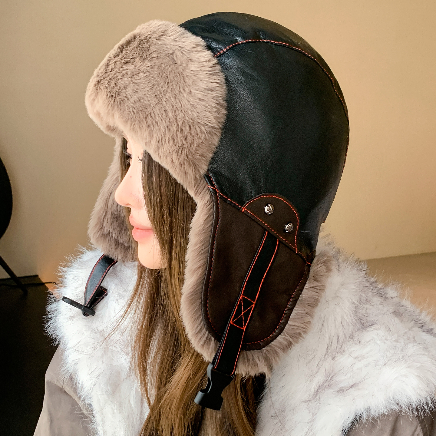 冬季加厚加绒保暖护耳帽