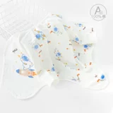 Детское хлопковое боди для новорожденных, слюнявчик