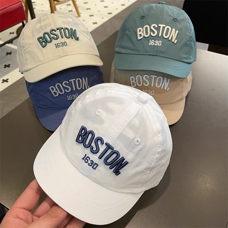 儿童帽子韩版夏季拨款速干短檐鸭