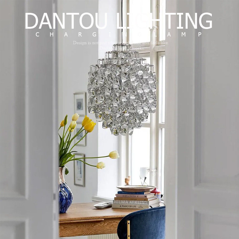 单头丹麦设计师吊灯现代简约客厅餐厅卧室书房中古法式极简吊灯