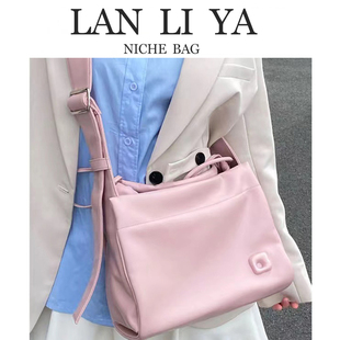 兰莉娅BAG潮牌设计韩版大容量托特包软皮包单肩斜挎包女百搭通勤