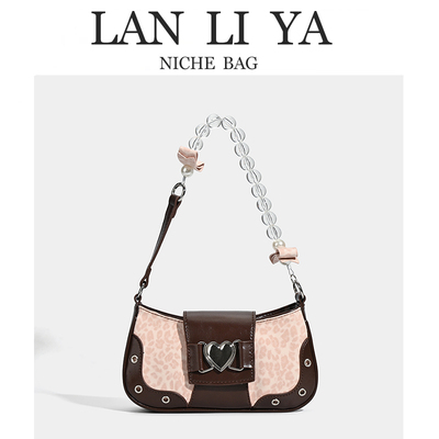 豹纹腋下包斜挎单肩今年流行女包