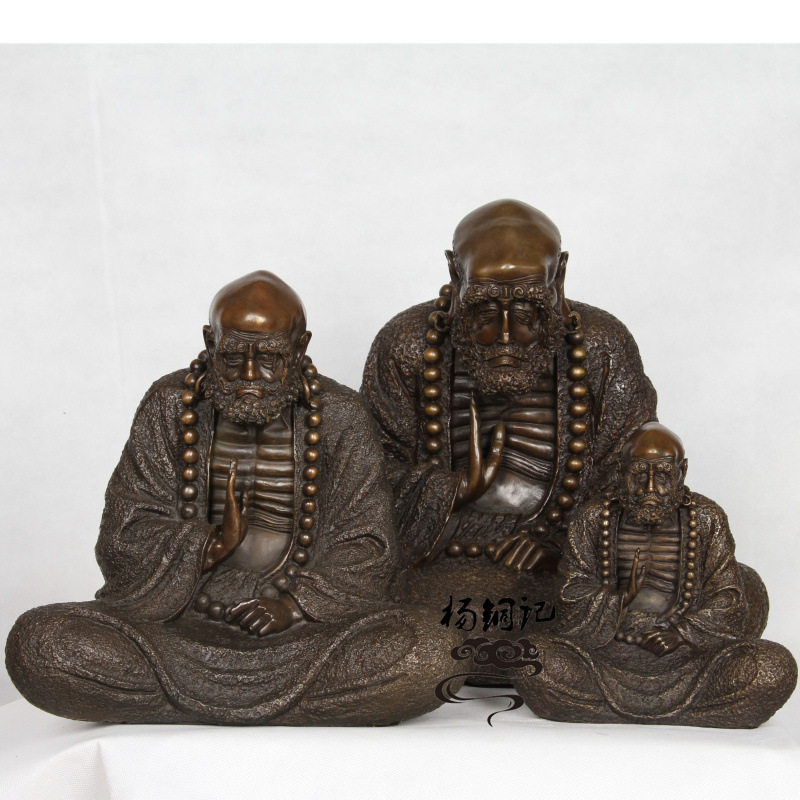杨铜记 （赛龙铜器）达摩 禅悟达摩铜 摆件 工艺 铜器 铜达摩