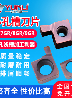 允利刀具小孔径内孔切槽刀刀片浅槽数控车6GR/7GR/8GR/9GR/GR200