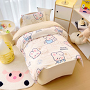 冬季儿童珊瑚绒被套单件双面绒幼儿园被套宝宝被罩牛奶绒加厚保暖