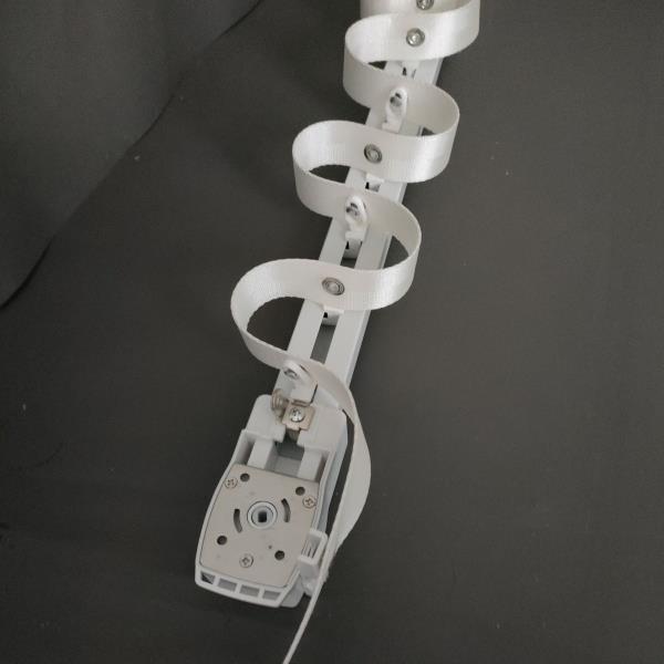 重庆电动蛇形帘定制窗帘杜亚涂鸦智能家居遥控自动开 合成品定型