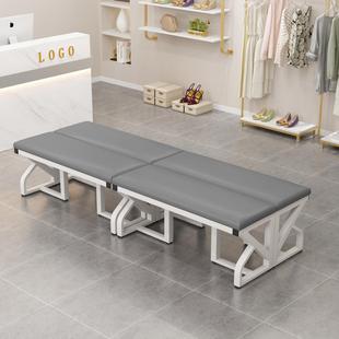 长凳子更衣长条沙发凳换鞋 凳沙发软包皮凳子家用 凳轻奢休息区穿鞋