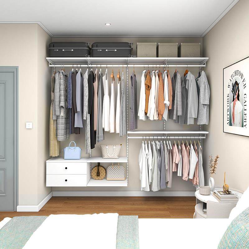 美达斯升级款莱恩全金属层板衣柜定制框架结构卧室零甲醛环保衣橱,住宅家具,金属衣柜,淘宝优惠券,粉丝福利购,淘宝优惠卷