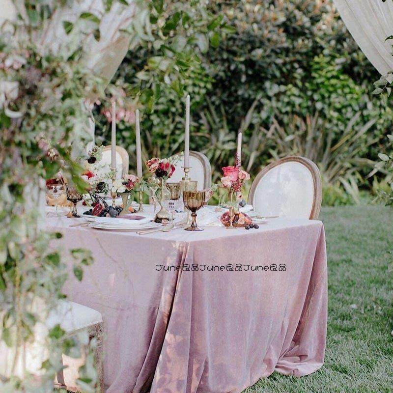 简约桌布丝绒浅紫纯色餐桌垫轻奢小众派对茶几布垫长条桌面背景布,居家布艺,桌布,淘宝优惠券,粉丝福利购,淘宝优惠卷