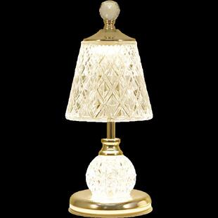 joico瑞士水晶台灯卧室轻奢充电床头灯卧室水晶台灯奢华