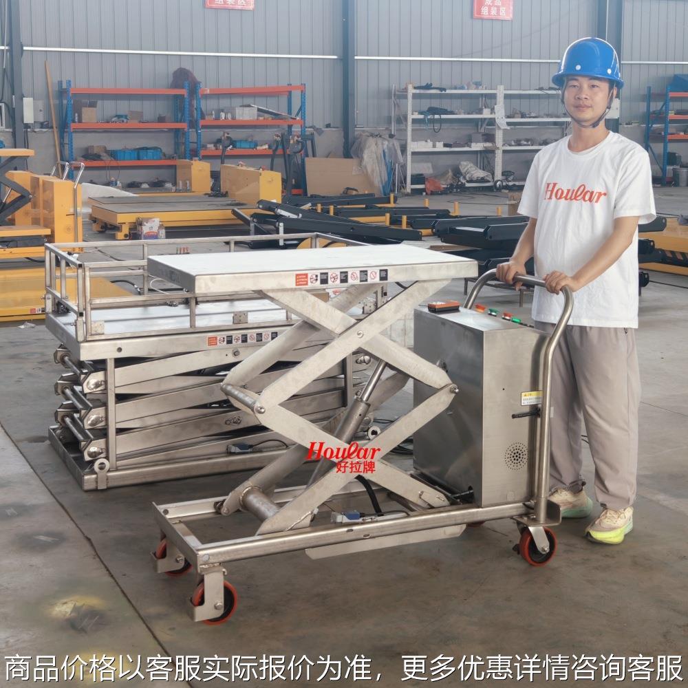 专业1吨2吨固定式不锈钢升降平台sus304不锈钢电动液压升降机