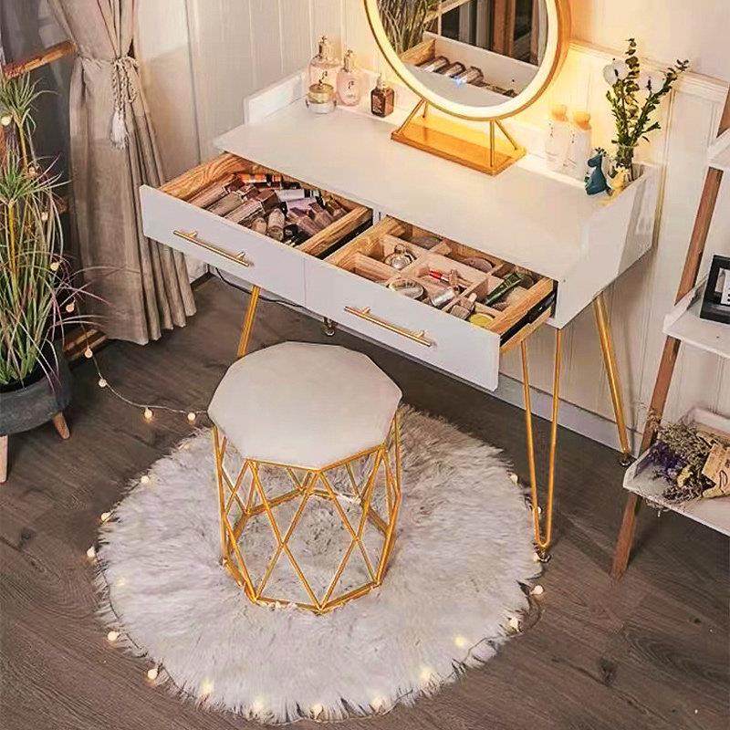 鸟巢化妆台凳子简约化妆凳高级感化妆椅椅子卧室家用房间梳妆美甲,住宅家具,梳妆凳,淘宝优惠券,粉丝福利购,淘宝优惠卷