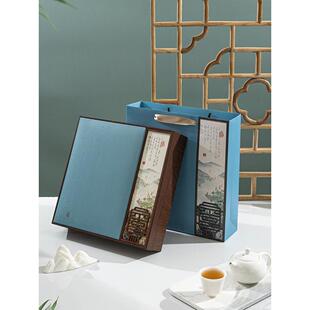 普洱茶饼收纳盒礼盒空盒福鼎白茶357克茶饼包装盒空盒礼盒