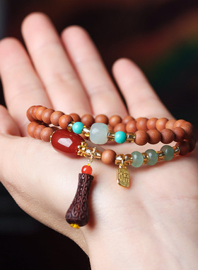 福平款DIY芭比檀香手链文玩厂家批发规格0.6男女装饰品念珠首饰