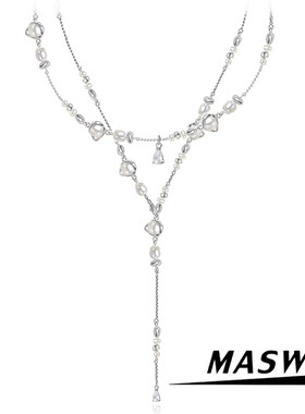 MASW麻秀修饰脖颈女原创设计项链