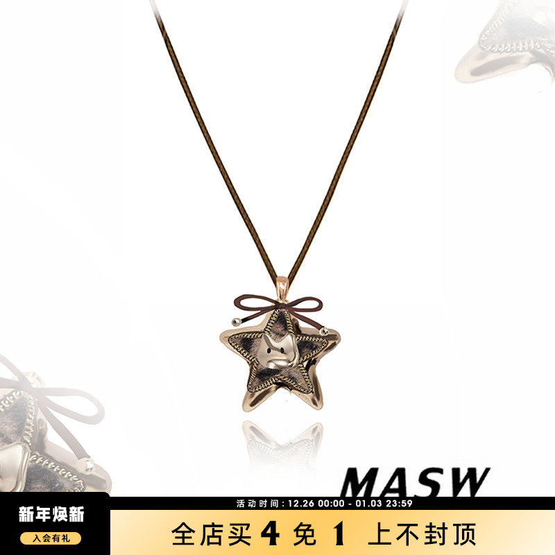 原创设计项链MASW麻秀